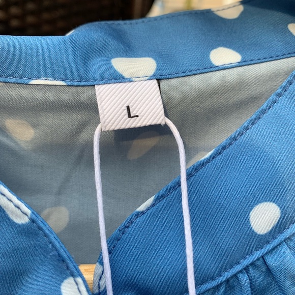 This blue top hits the “spot” NWT - Picture 4 of 6